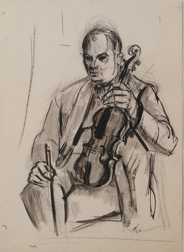 The Violinist by Ian Armstrong