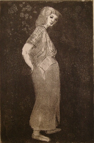 (Young woman) by Ian Armstrong
