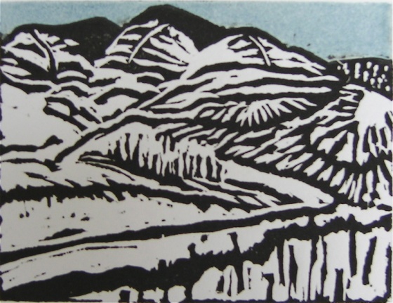 Burnt landscape by Brigid Cole-Adams