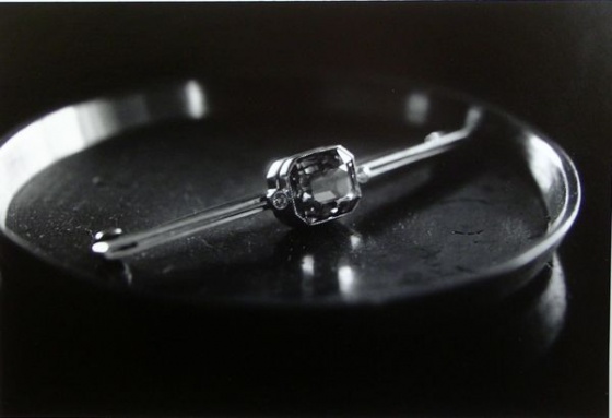 (B) Brooch in tray by Ponch Hawkes