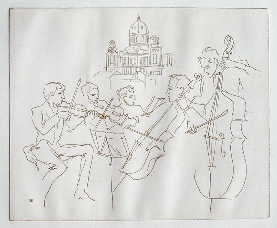 Quintett in Salzburg by Louis Kahan