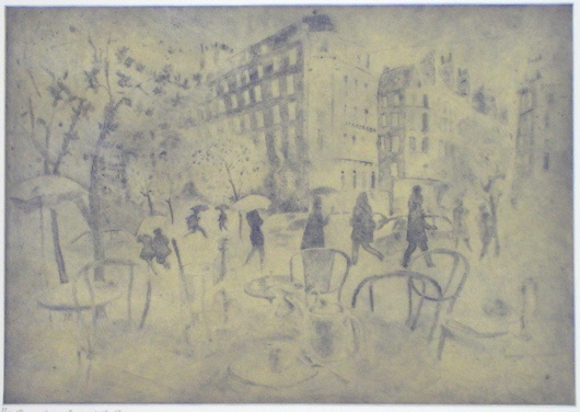Remembering Paris in the Rain by Louis Kahan