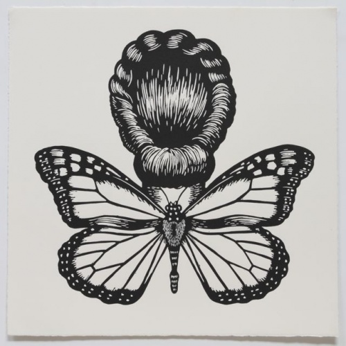 Monarch Butterfly Winged Woman by Deborah Klein