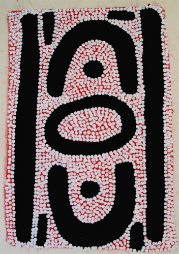 Bush Onion (cat. no. 19) by Ronnie Jakamarra Lawson