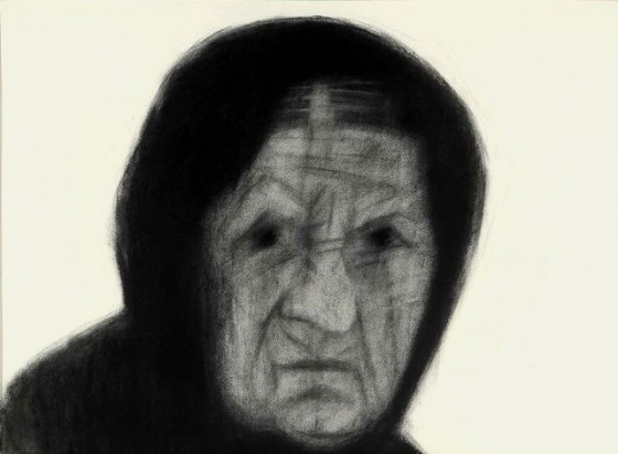 Old Woman, Metsovo by Jim Pavlidis