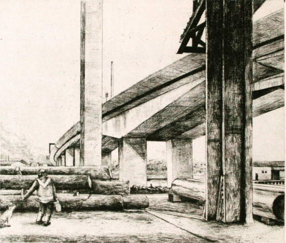 Figure and Bolte Bridge by John Scurry