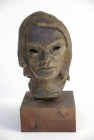 Bronze head by  