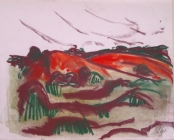 (Red hills) by Ian Armstrong