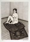 Nude 7 (sitting/cushion) by John Brack