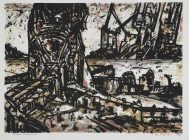 Jan Senbergs - Hudson Industrial by Art Portfolio Cancer Council