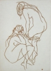 2 Nude Girls by Louis Kahan