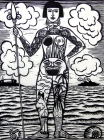 St Kilda Warrior by Deborah Klein