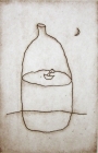 Bottle and boat by Michael Leunig