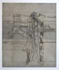 Bather and standing figure by John Waller