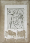 Interior with face by John Waller